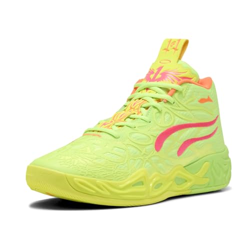 PUMA Mens Mb.04 Basketball Sneakers Shoes - Yellow2