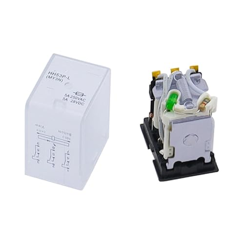 Relé de potencia HH53P 11Pin con bobina de cobre DC36V pack de 5 unidades para control eléctrico 6