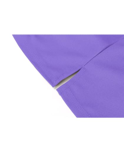 Secood Mens Golf Shirts Short Sleeve Collar Tennis Shirts For Men 012-Purple L #TOP6