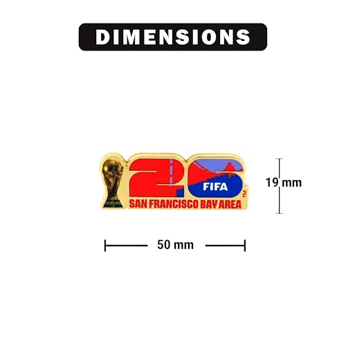 Image of FIFA World Cup Tournament Logo Magnet - Officially Licensed FIFA World Cup Magnet - Vibrant Host City Design - Durable Strong Hold - Perfect for Fridges, Lockers & Collectors