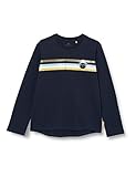 Aus bequemem Jersey Bellybutton mother nature & me Jungen Langarmshirt T-Shirt, Navy Blazer Blue, 122