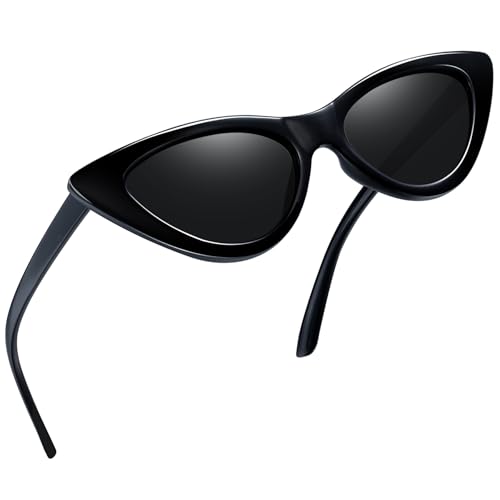 Narrow Cat Eye Sunglasses Polarized Vintage Women Glasses Retro Shades SY60032