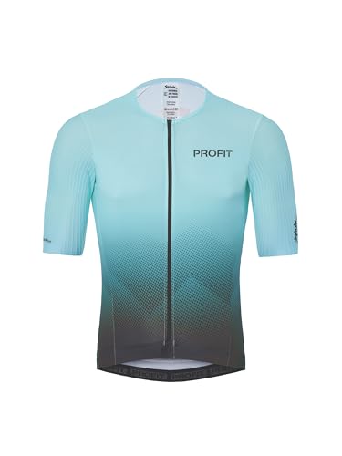 Maillot M/C Profit Summer pour Homme Vert L en tissu technique léger