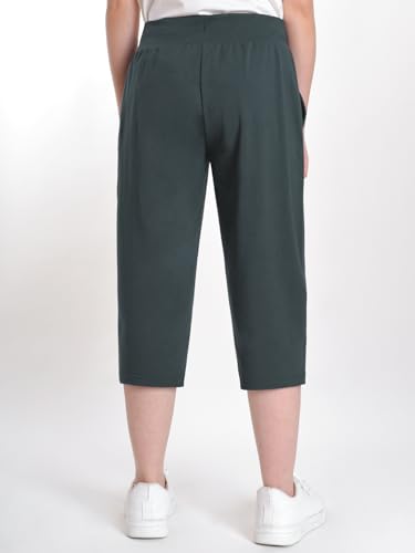 Weintee Women's Capri Pants Petite Short 2 Pack3