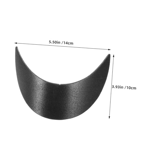 LIFKOME 5pcs Boy Girl's Hat Brim Support Durable Plastic Inserts for DIY Baseball Caps Fashionable Visor Enhancements for Boy Girl Headwear Black2