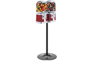 Bulk Candy, Nut, Gumball Machine with Silver Stand