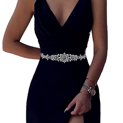 azaleas Rhinestone Bridal Belt Sashes Diamond Wedding Belts for Women Dress Shiny Wedding Accessories