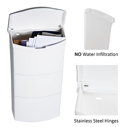 Pro-Df P57000 Small Plastic Mailbox For Outside Porch, Easy To Install Wall Mount, Lightweight thumb #3