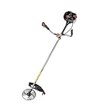 Dnipro-M 52S Desbrozadora Gasolina 2,6 kW 51,7 CC, Motor 2T 8500 RPM, Hilo Ø450 mm + Cuchilla 3 Dientes 255 mm, Manillar Bicicleta, Antivibración, Depósito 0,9 L, Jardín y Parcelas