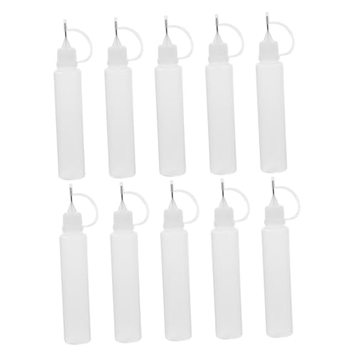 NAMOARLY Glue Bottle 10pcs Precision Squeeze Bottles for Glue Paint and Oil Leakproof Design