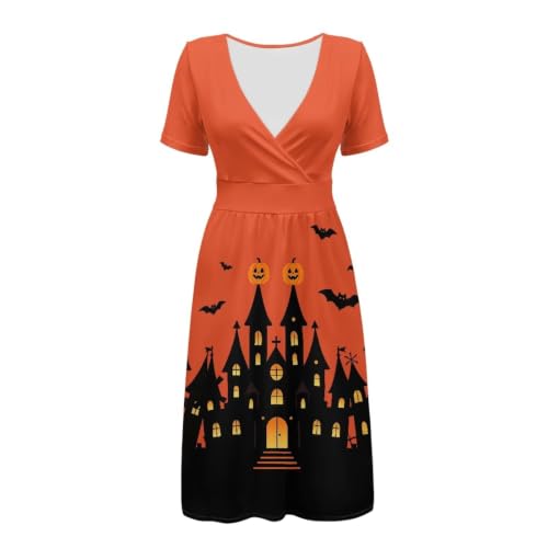 Image of Women's Summer Dresses Short Sleeve Formal Dresses with Pockets | Lightweight Quick‑Dry Soft Comfortable 2026 Fashion Dresses Loose Plus‑Size High‑Waisted