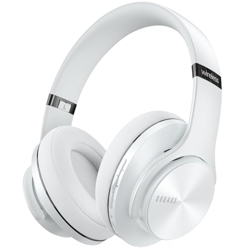 DOQAUS Bluetooth Kopfhörer Over Ear,90 Std Kopfhörer Kabellos Bluetooth mit 3 EQ-Modi HiFi Stereo Faltbare Headset mit M...