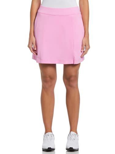 Image of Callaway Golf Ladies 17" TRUESCULPT Opti-Dri Knit Skort (as1, Alpha, m, Regular, Regular, Pink Sunset)