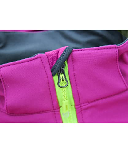 M2C Boys Girls Hooded Windbreaker Fleece Lined Softshell Jacket4