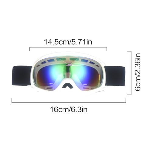 Whnbuij Gafas de deportes de nieve - Lice anticruolielo, protección UV | Equipamiento de nieve con correa ajustable de alta definición. - imagen 6