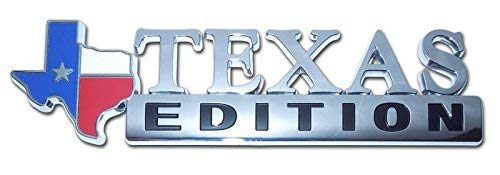 Texas Edition Emblem Longhorn State Flag OEM Premium Chrome SUV Pickup Truck Logo