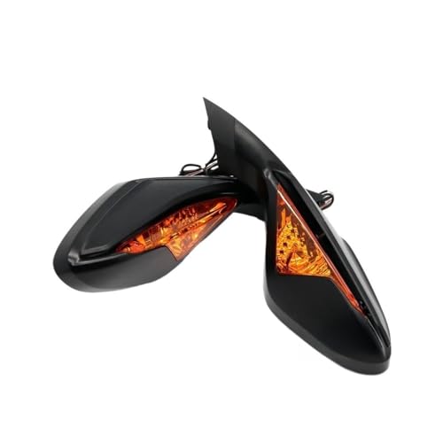 Rétroviseurs de moto réglables et clignotants LED pour optimiser la vision de nuit