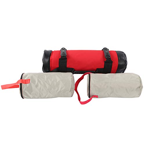 Levantamiento de Pesas Sandbag Gym Fitness Equipment Durable Oxford Cloth PVC High Elastic Handle for Strength Training Core Workouts Edificio Muscular Gimnasio en casa (L)