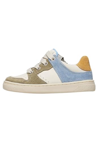 Naturino FOLRE baskets en cuir et suède blanc de qualité supérieure pour enfant