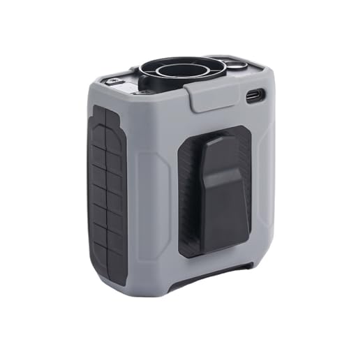 Ventilador de cintura portátil ZYFSHA con clip y luz LED gris