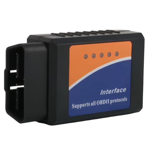 Uoww Bluetooth 5.1 Diagnosis Coche Multimarca Español Escáner para Android iOS Windows V1.5, Adaptador Diagnóstico Lector y Borrador de Fallos Todos los Vehículos, Actualización 2025 después de 1996