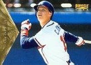 1996 Pinnacle Baseball Card #114 Chipper Jones