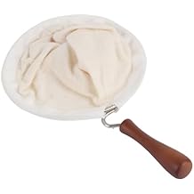 Coffee Cloth Filter, Washable Flannel Cloth Reusable Pour Over Coffee Dripper Filter with Wood Handle for Home Office Use L 180x78cm