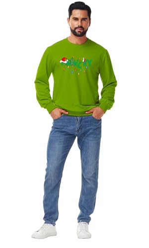 Mens Ugly Christmas Sweatshirt Funny Xmas Pullover Festival Party Long Sleeve Tshirts 7 Mens Ugly Christmas Sweatshirt Funny Xmas Pullover Festival Party Long Sleeve Tshirts