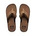 REEF Twinpin Mens Beach Flip Flop, Soft Cushion Footbed, Water Friendly, Sandstone, 13