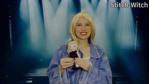 Artisanal Handmade Crochet Finished Plush Doll (Super Star in Snake Bodysuit)