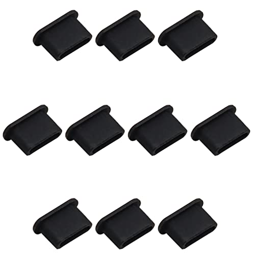 Capuchon silicone USB Type C noir Fielect pour sécuriser vos appareils en voyage