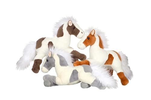 Peluche cheval allongé adoptée pour consoler les chagrins des petits - 2