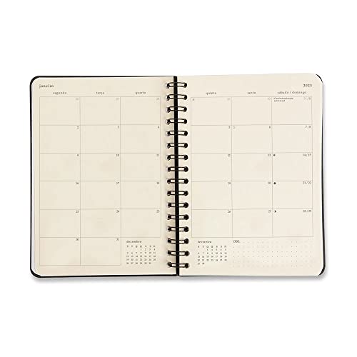 Cicero Agenda Planner Wire-o 2023 Pólen Diária A5 Flores , Modelo: 0357, Cor: Colorido