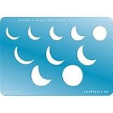 Cool Tools - Jewelry Shape Template - Moon Phases