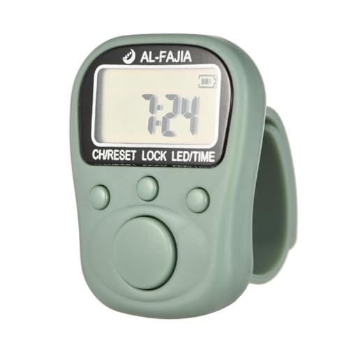 Image of 70 Lakh Naam Japa Counter |Comes with 70 Lakh Naam Japa Feature, Led Light, Date & Time Feature in It for Chanting & Meditation (Green)