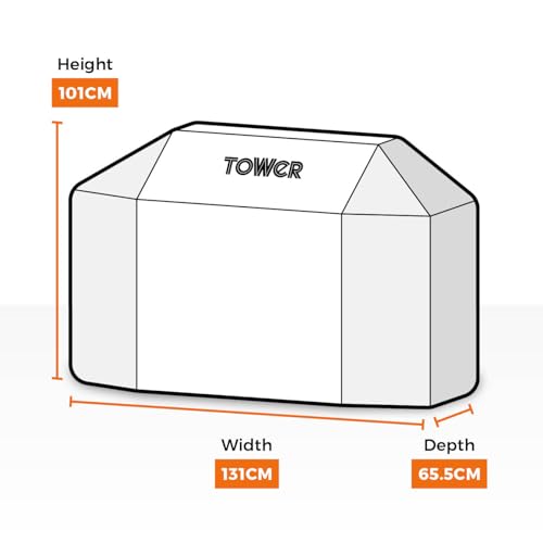 Tower T978511COV Grillabdeckung für T978511, schwarz