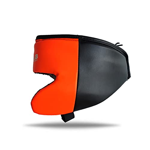Image of Kids Boxing kit Yellow (Filled Punching Bag, Gloves and Headgear, Age 7-13 Years) (Orange)