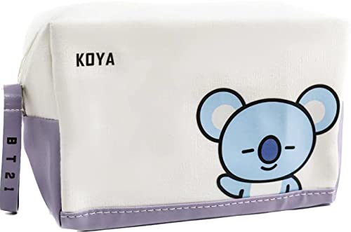 SCISSH BT21 BTS 2023 Federmäppchen, Kosmetiktasche, Aufbewahrungstasche, Make-up-Tasche, Kpop Tae Hyung Jung Kook Unterstützung Reisetasche (KOYA)