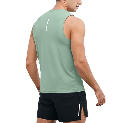 Camiseta sin mangas de entrenamiento para hombre, camiseta de entrenamiento atlético, gimnasio, camiseta sin mangas de algodón recortada, camiseta sin mangas de secado rápido para correr, chaleco