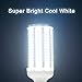 Auzer 60W LED Corn Light Bulb, Large Mogul E39 Base, 6000-Lumen, 6500K Daylight Cool White,LED Bulb for Factory Warehouse Barn Garage Shopping Mall Supermarket Large Area AC85V-265V