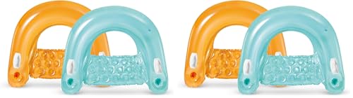 Intex 58859EU Sit'N Float Gonflable PVC Orange/Blue 152 x 99 x 0,1 cm (Lot de 2)