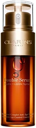 Clarins Double Serum | Award-Winning | Anti-Aging | Visibly Firms, Smoothes and Boosts Radiance in Just 7 Days* | 21 Plant Ingredients, Including Turmeric | All Skin Types, Ages and Ethnicities