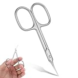 YIPFEN Nagelschere Hautschere, Nagelhautschere Nagelscheren Nagelhautzange aus Rostfreiem Edelstahl, Baby Fingernagelschere mit Gebogener Spitze, Nail scissors für Fuß und Fingernägel