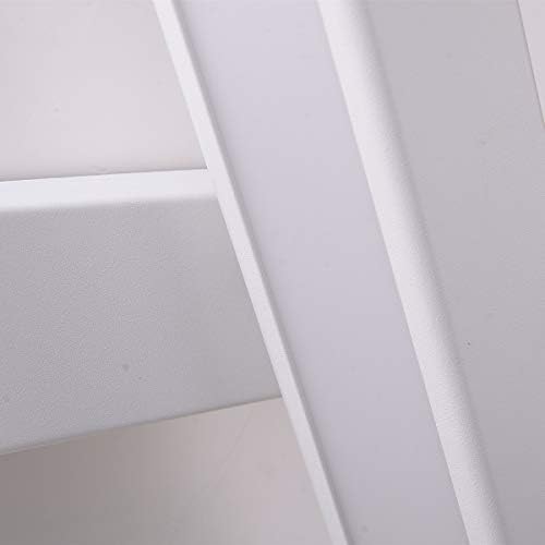 LED Wall Light Modern Indoor Bright Wall Sconce Lamps, Rotatable 350° Angle Lighting Fixture Fit for Hallway Stairs Hotels Bedside Living Room (12W Warm White, White)