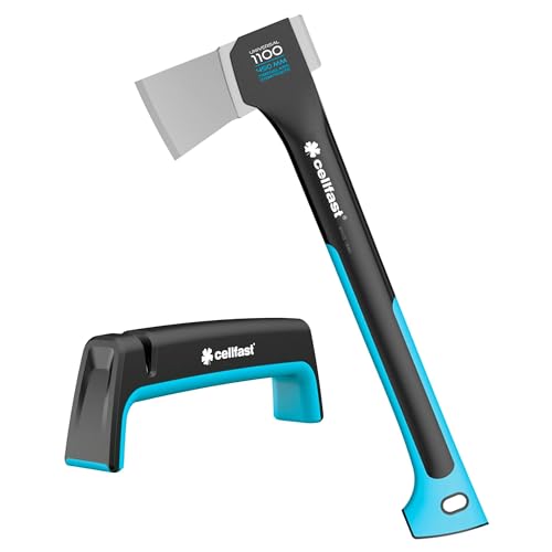 Cellfast - Hacha Universal U1100 + Afilador Universal ENERGO