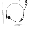 TOYZFRIENDY Head-mounted Wired Microphone 3.5mm Screw Locking Headset Mic Noise Reduction for Live Streaming and Interview, Black Earhook Microphone Compatible Voice Amplifier #1