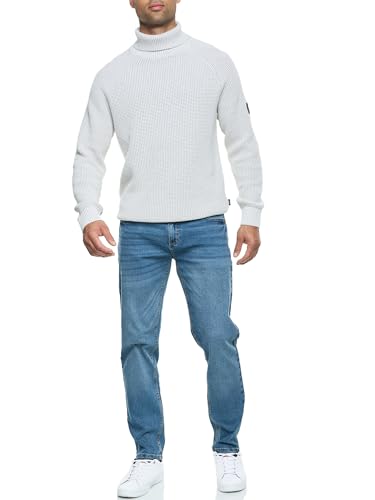Indicode Herren INSantino Jeanshose aus 99% Baumwolle | Denim Stretch Jeans Männer Medium Dark Cloud, 33/32