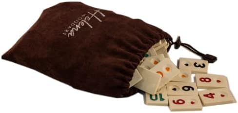 Professional 1.4” Thick Melamine Rummy Tiles, Premium Replacement Set for Tile Games