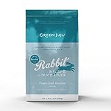 Green Juju Limited, Ingredient Diet Rabbit with Duck Liver Raw Freeze-Dried Dog Food, 14 Ounce
