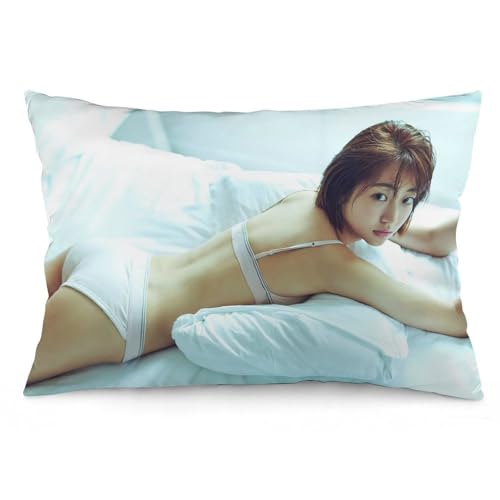 武田玲奈 34 枕カバー ロング枕カバー 両面印刷 柔らかく生地 横寝用抱き枕 向き寝 室内装飾 20"x30"